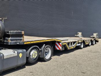 Scania R410 6x2 + NOOTEBOOM TIEFLADER